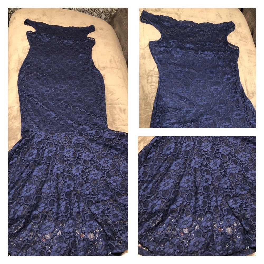 Gorgeous no brand boutique style sexy curvy lace gown💕🖤♥️